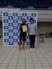 日本記録　加々美様　200M平泳ぎ