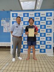日本記録　金子選手