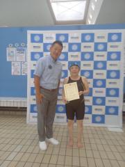 日本記録　月野選手